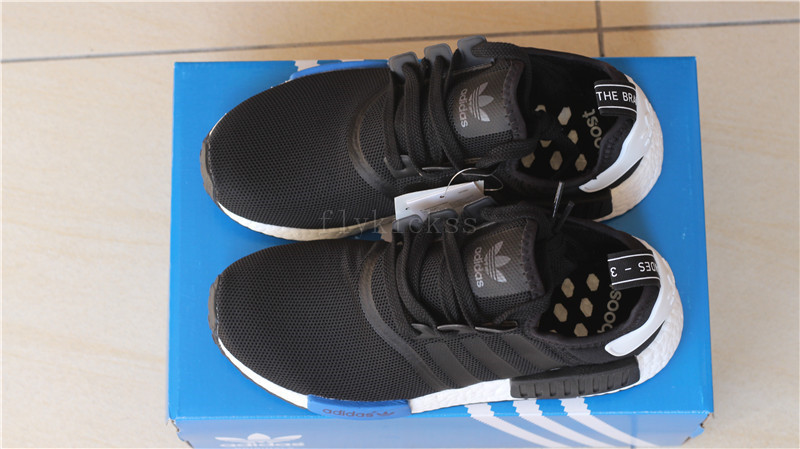 Real Boost Adidas NMD R1 PK Black and Blue